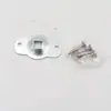 Placa Falsa para Fechadura de Porta Dupla, Olhal para Cadeado Grande/Pequeno 70mm, Placa Decorativa de Liga de Zinco, Olhal Falso para Cilindro de Fechadura, Tampa para Cilindro de Fechadura, Batente de Fechadura