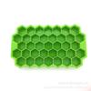 Silicone com Tampa Molde de Gelo Colmeia de Silicone 37 Células Molde de Gelo Colmeia Molde de Gelo de Silicone Sorvete Sorvete Caixa de Bloco de Gelo