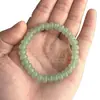 Pulseiras de Aventurina Natural Grau A no Atacado, Contas Redondas de Jade, Pulseiras de Círculo Único, Contas de Ábaco, Ornamentos de Mão, Fornecimento ao Vivo
