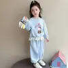 Conjunto Deportivo para Niñas Otoño 2026 Nuevo Sudadera Casual de Primavera y Otoño para Niños Conjunto de Dos Piezas Moderno y a la Moda para Bebé