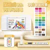 Domina el Uso de Marcadores Acrílicos de Punta Suave de Líquido Directo en 60 Colores, No Transparentes y Apilables, Disponibles en 48 Colores y 24 Colores, Plumas de Pintura para Niños