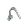 Tornillos de Doble U Galvanizados Grado 4.8 para Marcos de Invernadero, Abrazaderas Dobles en U para Tubo Cruzado Especiales, Abrazaderas Fijas para Cruz de Tubo, Tornillos de Doble U
