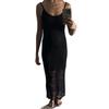 Vestido de punto bohemio para mujer europea y americana, vestido de verano para mujer de alta gama, corte entallado, vestido camisero para mujer pequeña, pura elegancia