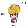 Tamaño Grande Computadora Bordado Lentejuela Helado Papas Fritas Palomitas Tela Bordada Pegatinas con Adhesivo Trasero Sin Coser Venta al por Menor y al por Mayor