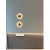 Lámpara de pared para mesita de noche de dormitorio italiana viabizzuno, estilo minimalista Bauhaus, adecuada para pasillos, corredores y decoración de pared de sala de estar