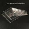 Saco Selado Denso Opp Atacado Pontual Saco Autovedante Autoadesivo Saco de Embalagem de Roupa Transparente de Plástico Opp Personalização