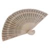 Ventilador de Madeira Integral de 8 polegadas Transfronteiriço Golfinho Favo de Mel Girassol Ventilador Dobrável Vazado Ventilador de Presente de Casamento