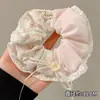 Ligas para el cabello estilo coreano, ligeras, con estampado de leopardo, elásticos para el cabello retro extragrandes, bandas elásticas para el cabello muy elásticas, scrunchies de moda para mujer