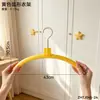 Percha curvada de doble capa con forma de caqui y hombros anchos, multifuncional, no deja marcas, antideslizante, no deforma, para secar ropa de adulto
