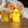Lámpara de Fantasma Luminosa Divertida Nueva de Halloween Transfronteriza Decoración para Fiesta de Fantasmas Iluminación Ambiental Atrezo Adornos Pequeños