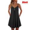 Vestido de verano de comercio exterior, falda amazónica, vestido con tirantes y botones para mujer europea y americana YY0013