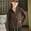 Nueva colección de otoño e invierno: sudadera de forro polar grueso de doble cara, holgada y a la moda, con cremallera de doble sentido, diseño de retazos y mangas largas
