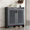 Gabinete de Zapatos Totalmente de Aluminio para Entrada del Hogar, Exterior, Impermeable, Villa, Protección Solar, Almacenamiento, Gabinete de Almacenamiento para Balcón