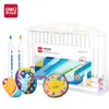 Plumas de Colores Deli Marcadores Acrílicos para Dibujo Infantil, Plumas Acrílicas Específicas para Arte, Papelería Impermeable y que no Mancha