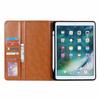 Para ipad 10.2 pulgadas 2019 Funda Protectora para Tablet PC Patrón de Cuero Retro Tarjeta Flip Soporte Funda Protectora