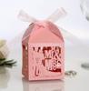 Comércio Exterior Caixa de Doces Vazada para Casamento Europeu Caixa para Casamento Dia dos Namorados Caixa para Chocolate de Casamento em Estoque Atacado