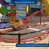 Grande parque infantil ao ar livre Pit montanha-russa equipamento de entretenimento criativo humano pedal pista trem divertido