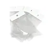 Saco com cabeça de cartão OPP autoadesivo transparente, saco com furo para pendurar impresso sob medida, saco de embalagem para artigos de papelaria e acessórios de presente, saco plástico espessado