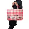Bolsa de Mano Tejida, Bolsa de Empaque Extra Grande, Bolsa de Compras Laminada Piel de Serpiente, Bolsa Tejida Personalizada Transfronteriza para Viajes con Logo