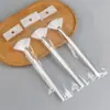 Herramientas de Maquillaje de Belleza Pincel en Forma de Abanico con Mango de Madera 20.5cm para Aplicar Mascarilla de Frutas y Aceite Esencial y Esencia Sin Caída de Cerdas