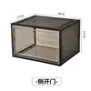 Zapatero de Plástico Simple con Tapa abatible, Combinable, para Uso en Casa y Dormitorio, Caja de Almacenamiento Magnética, Caja de Zapatos Transparente Plegable No Acrílica