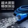 Mangueira de chuveiro de nylon de alto fluxo para aquecedores de água de banheiro, proporcionando maior pressão de água e conexões à prova de explosão para o banho.