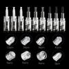 Agulha elétrica microagulha cílios grávida lábio grávida introdução instrumento microagulha baioneta espiral boca microcristalina 12 agulha cristal redondo 36 agulha