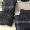 Venta al por mayor Pvc Inflable Blanco y Negro Cuadrado Flocado Almohadillas para Pies Inflables Redondas Taburete Inflable Redondo Almohadillas para Pies Redondas