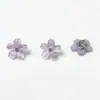Botões de Flor Pequena Fresca Imitando Concha Botões de Flor de Cinco Pétalas de Acetato Decoração para Camisa Cardigã Suéter Vestido