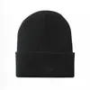Gorro Básico Negro de Punto para Hombres y Mujeres, Gorro de Lana Fluorescente de Invierno, Gorro de Punto Liso Acrílico, En Stock