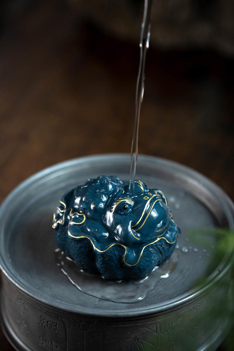 描金貔貅绿泥三款202041