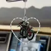 Colgante de Coche de Calavera Acrílica 2D Nuevo Transfronterizo Decoración Creativa de Halloween para Coche Accesorio Personalizado para Coche Lujo Ligero