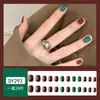 Unhas Postiças Curtas Personalizadas no Atacado, Adesivos de Unha Embalados, Unhas Usáveis, Arte de Unha Ilustrada, Unhas Postiças