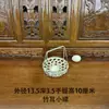 Cesta Cesta de Bambú Jinyuan, Cesta Hueca de Mano para Picnic, Cesta de Bambú Tejida a Mano para Recolección de Flores y Frutas en el Campo al Aire Libre