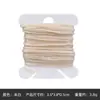Cuero Transfronterizo DIY Hecho a Mano Hilo de Colores Hilo Encabezado Hilo Trenzado Hilo de Cuerda Plana Encabezada Pulsera Collar Hilo Trenzado Hecho a Mano