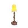 Lámpara de Mesa Pequeña Creativa Retro Europea Lámpara de Vela Electrónica LED Lámpara de Atmósfera Decorativa Lámpara de Lectura de Mesita de Noche para Dormitorio Adorno