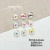 Estilo Fofo Gato Kt Hello Kitty Fio de Liga Pintado Contas Soltas Corrente para Celular DIY Colar Pingente Grampo de Cabelo Acessórios de Joias
