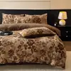 Invierno 2026 Maillard Engrosado Ropa de Cama Terciopelo de Leche Cálido Juego de Cuatro Piezas Funda de Edredón de Terciopelo Coral Sábana Sábana Ajustable Suministros