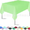 Amazon comercio electrónico película fundida mantel negro engrosado impermeable y a prueba de aceite plástico mantel desechable multicolor opcional