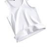 Chaleco Térmico Interior Elegante para Hombre Invierno 2023 Chaleco Cálido para Hombre Camiseta Base Ajustada y Ceñida con Forro de Felpa Sin Mangas Chaleco de Algodón