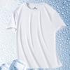 Camiseta de malha de verão de secagem rápida, modal de gelo, manga curta, plus size, solta, fina, seda de gelo, camiseta masculina de manga curta