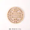 2026 Nuevo Modelo Festival del Bote del Dragón Anillo Colgante de Puerta de Artemisa Mango Anillo de Madera Retro Anillo de Bambú Floral Materiales DIY
