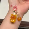 Cera de Abeja de Segunda Generación Varios Estilos Oso Bolsa de Queso Colgante Llavero DIY Exquisito Adorno de Joyería