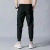 Pantalones casuales de verano para hombre con cintura de cordón y tobillos acanalados, versátiles y modernos, talla grande, corte holgado, deportivos, pantalones de abrigo de moda para hombre