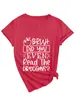 Amigo, ¿incluso Amazon eBay Sitio Independiente Camiseta Casual Cómoda para Mujer de Cuello en V y Manga Corta Comercio Exterior