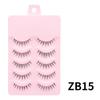 Fábrica de pestañas postizas DINGSEN suministro estable 5 pares de pestañas maquillaje natural maquillaje diario pestañas COS