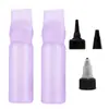 Set de Cuidado del Cabello con Botella para Aceite con Tapa de Punta, Botella para Cuidado del Cabello, Herramientas de Peluquería, Botella para Limpieza en Seco, Peine con Champú para Teñir el Cabello