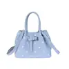 Bolsas de lunares de moda de este año para mujer 2026 Nueva moda Bolso de nube plisado Verano Simple Gran capacidad Bolso de axila