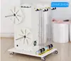 Carrete de Disco Automático para Cables para Electricistas, Carrete Giratorio Pequeño Anti-Enredo de Cables, Soporte Dispensador de Cables y Alambres