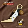 Valorant Juego Contrato Intrépido Mariposa Sombra Morado Dorado Frenesí Mercancía Torneo 2025 Garra Mariposa Hoja Arma Metálica Modelo